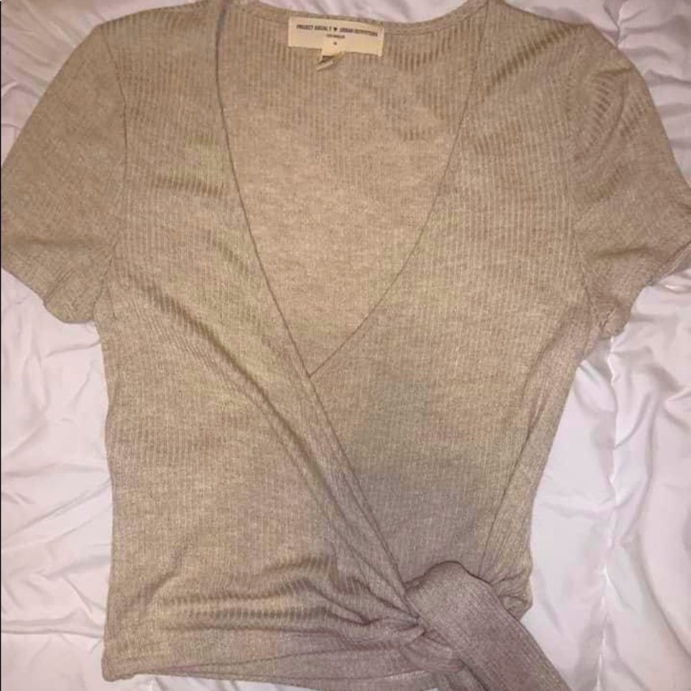 Urban Outfitters cropped wrap top
